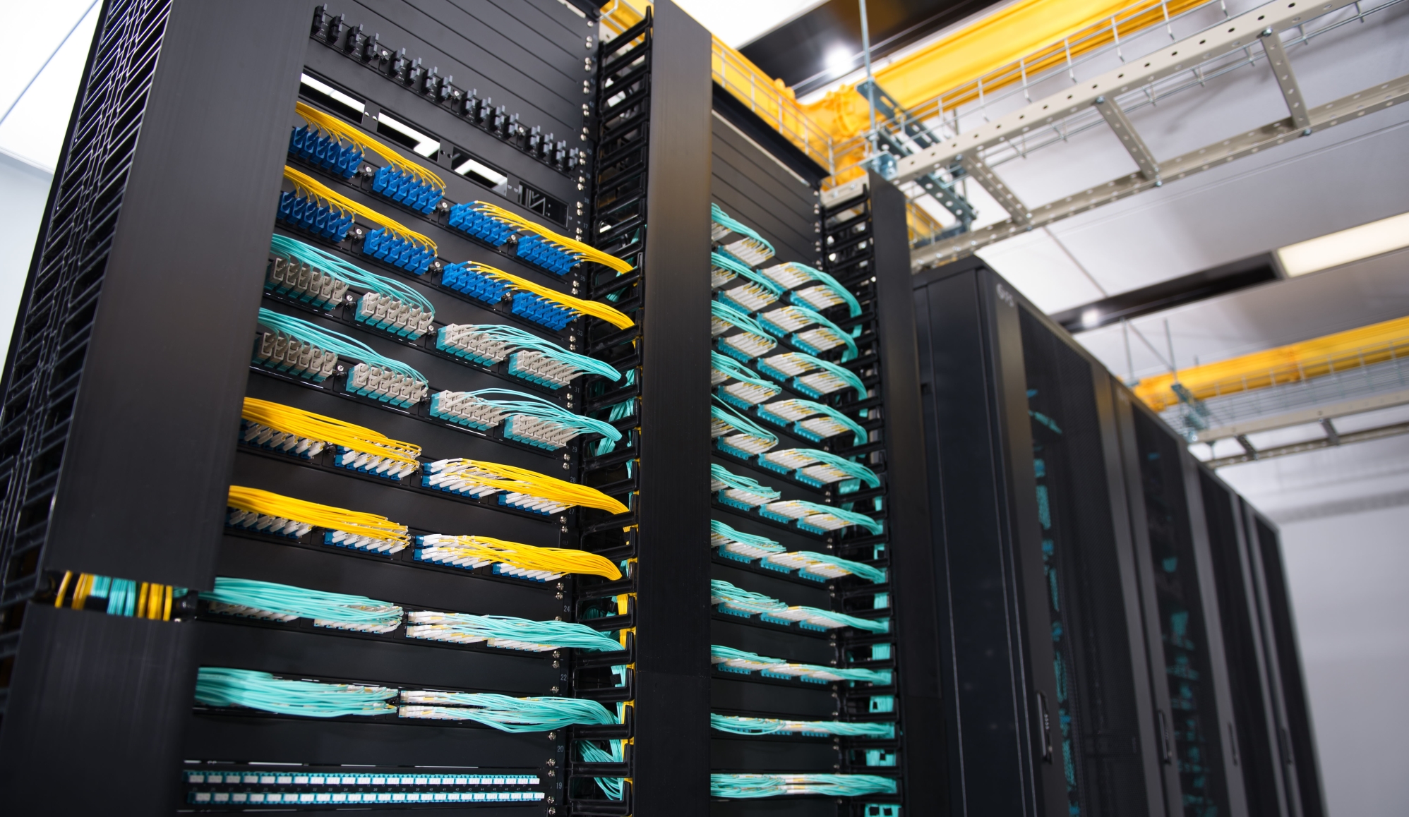 Structured cabling installation in a modern setup